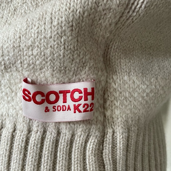 UN AUTRE Scotch & Soda classique virgin wool turtleneck sweater M - Picture 13 of 13